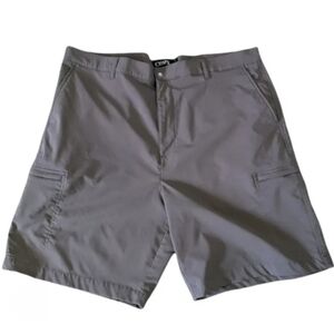 Chaps Mens Golf Shorts - Gray Performance Comfort
